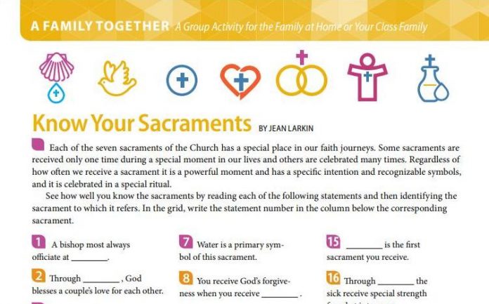 1-know your sacraments