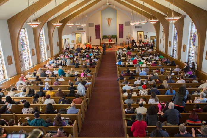 April 9, 2017Our Lady of Lourdes Parish, Brockton, MAPhoto by George Martell
