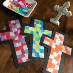 Stained-Glass Cross, a Lenten craft