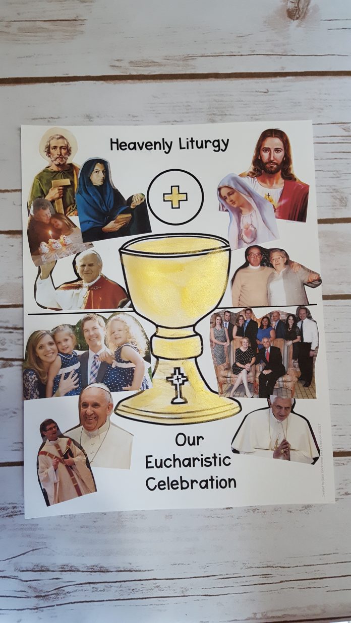 The Eucharist Unites Heaven and Earth: A craft for a lesson on the ...