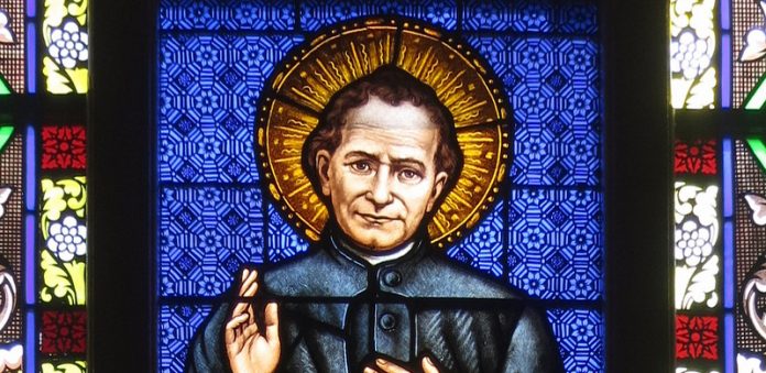 1-Saint_Augustine_Catholic_Church_(Minster,_Ohio)_-_stained_glass,_St._John_Bosco copy